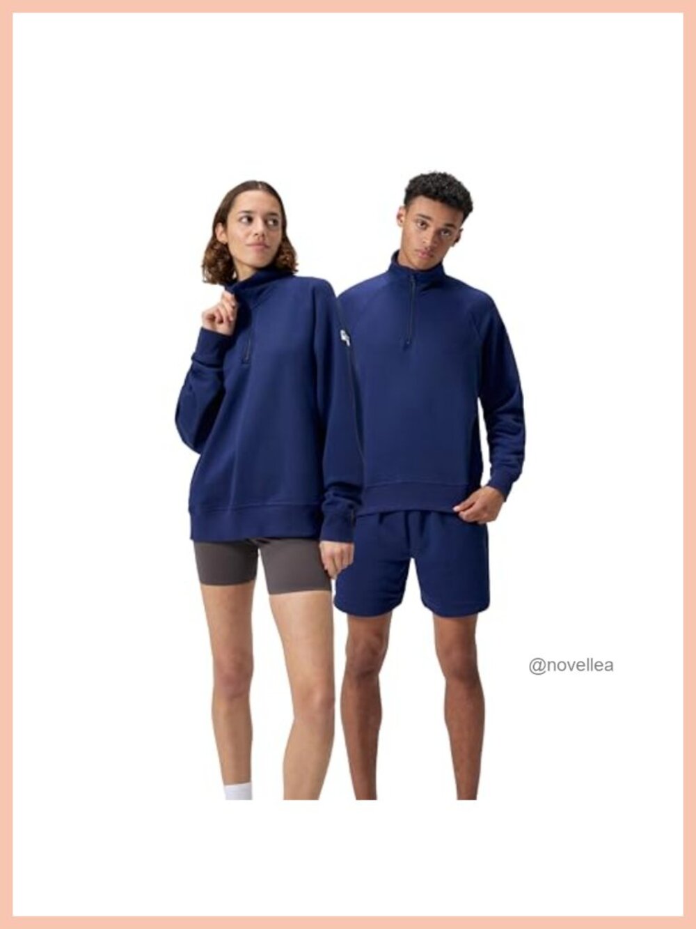 Quarter Zip Pullover Sweatshirt Fleece Lined Warm Up Active